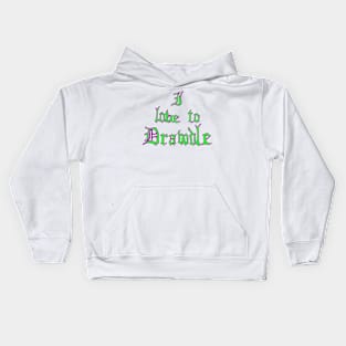 draw and doodle Kids Hoodie